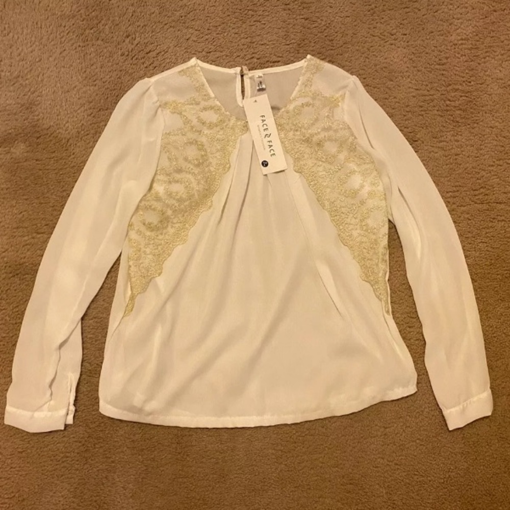 Face Face NWT Woman's Blouse Med